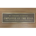 8 x 3" Custom Bronze Plaque